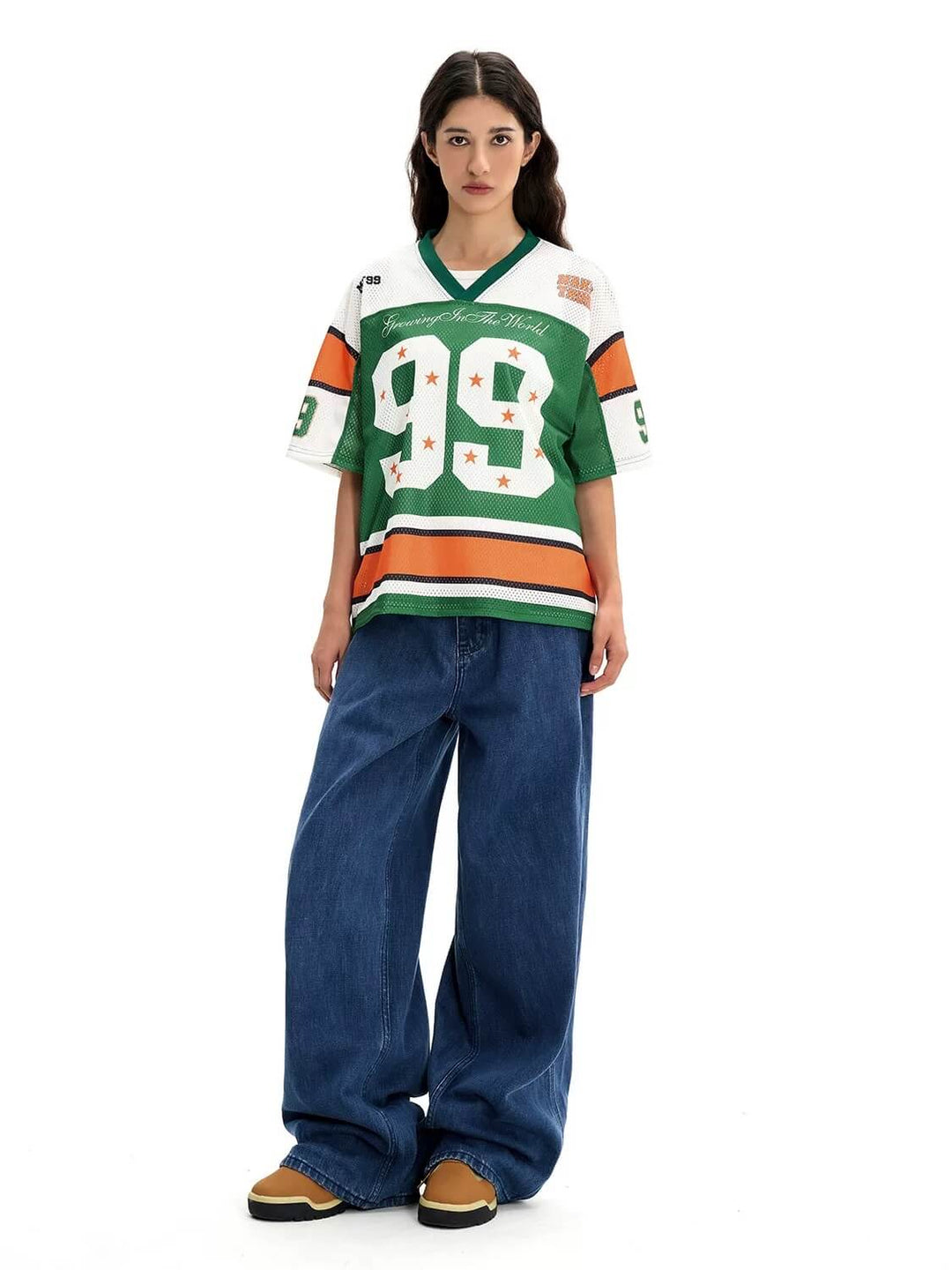 F3F Select Star 99 Numbering Color Block Mesh Short Sleeve Jersey | Face 3 Face