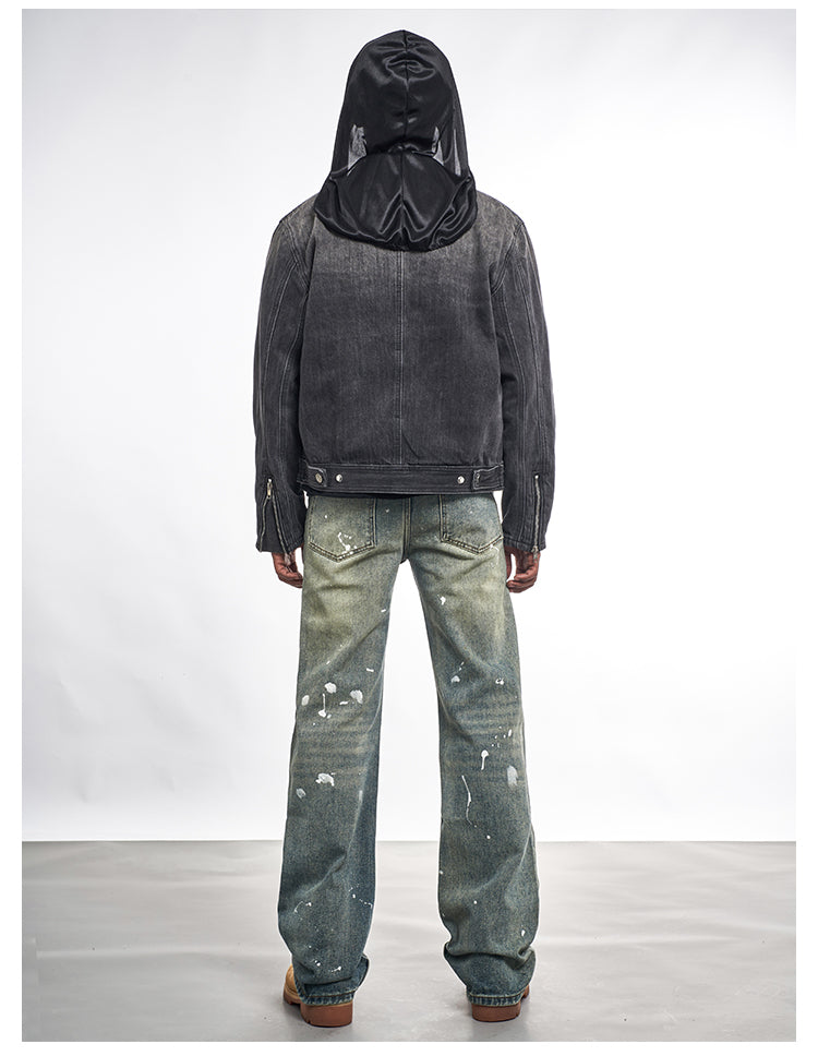 F3F Select Patch Graffiti Washed Gradient Jeans | Face 3 Face