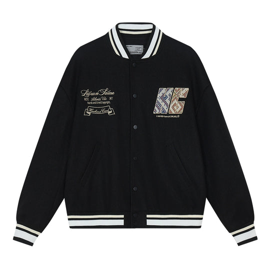Harsh and Cruel Ethnic Pattern Patch Embroidered Varsity Jacket | Face 3 Face