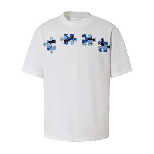 YADcrew Camo Rhinestone Puzzle Tee | Face 3 Face