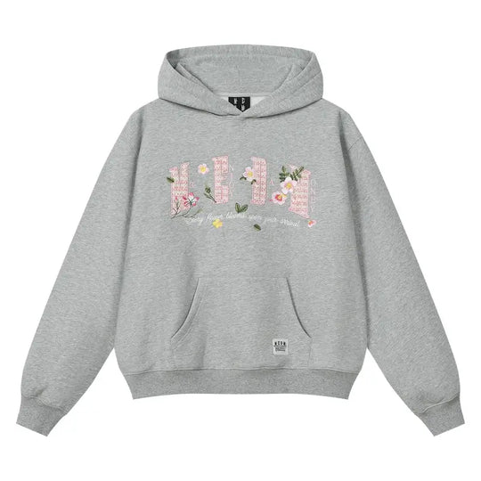 MEDM Mini Patchwork Floral Embroidered Hoodie | Face 3 Face