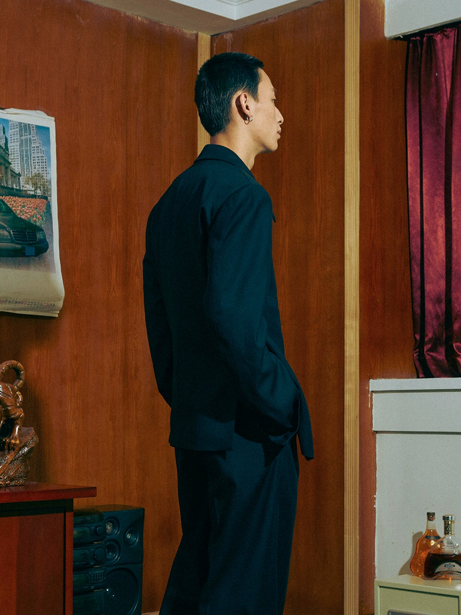 SOD Co. Wool Cubic Cut Suit Jacket | Face 3 Face