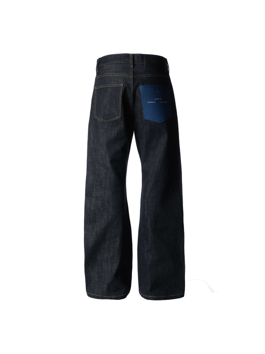 KARMANISTIC Contrast Back Pocket Original Baggy Jeans | Face 3 Face