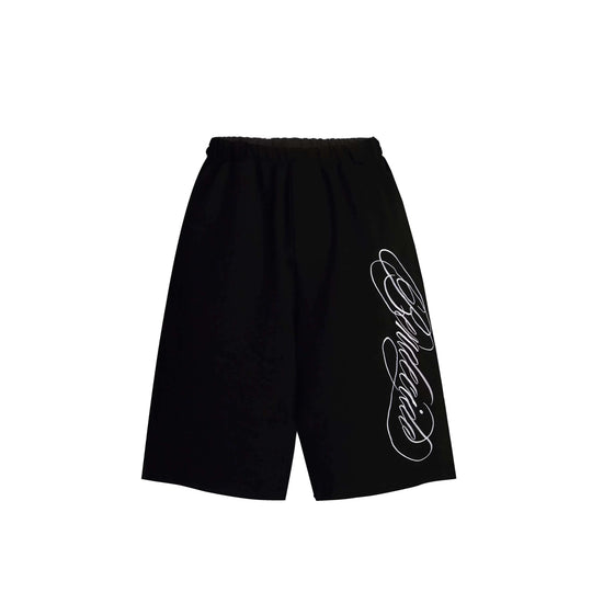 F3F Select Calligraphy Embroidered Baggy Sweat Shorts