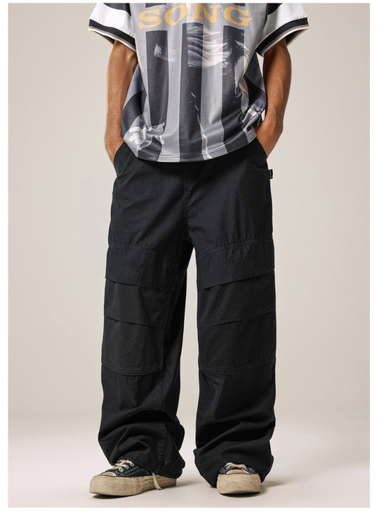 Remedy Velcro Front Pocket Baggy Work Pants | Face 3 Face