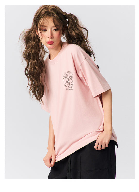 S45 New Earth Logo Printed Tee | Face 3 Face