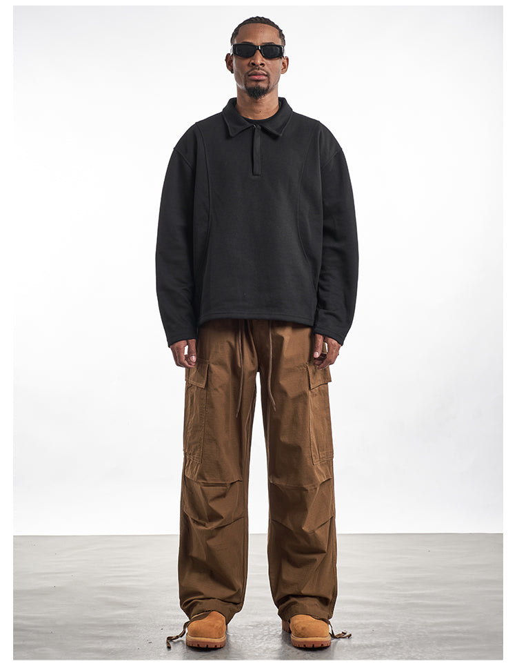F3F Select Drawstring Ripstop Fabric Cargo Pants | Face 3 Face
