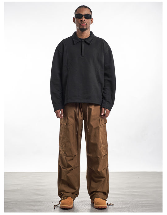F3F Select Drawstring Ripstop Fabric Cargo Pants | Face 3 Face