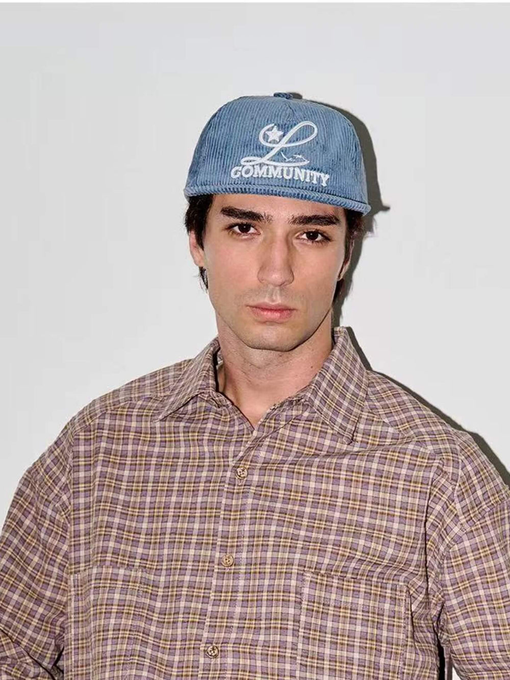 LIBERAFIT 3D Chain Stitch Embroidered Corduroy Trucker Hat | Face 3 Face