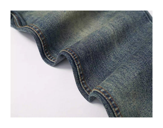 KARMANISTIC Washed Distressed Rhinestone Baggy Jeans | Face 3 Face