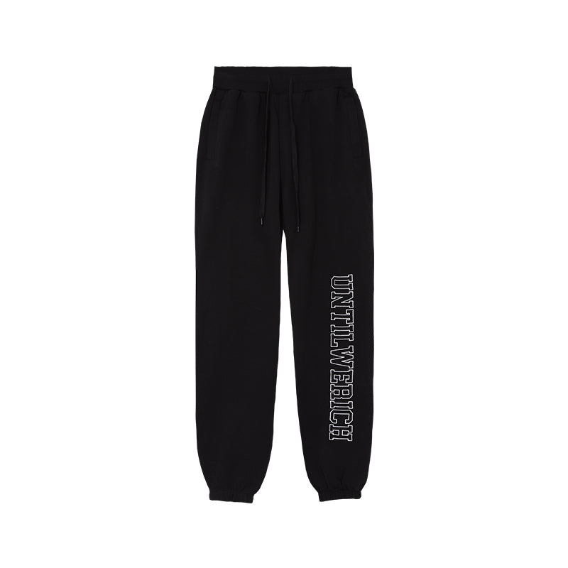 UNTILWERICH Logo Embroidered Sports Sweatpants | Face 3 Face