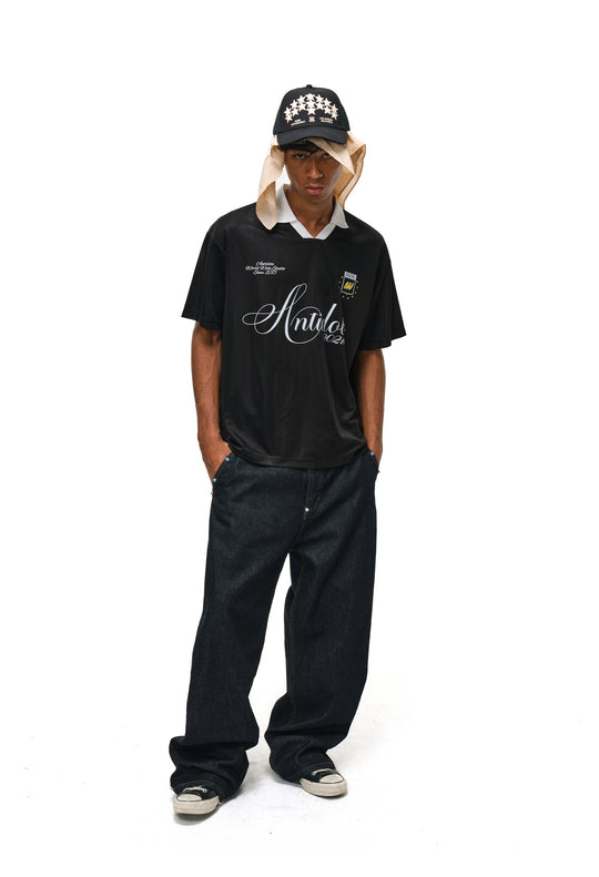 ANTIDOTE Striped Jersey Polo | Face 3 Face