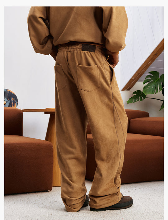MEDM Suede Track Pants | Face 3 Face