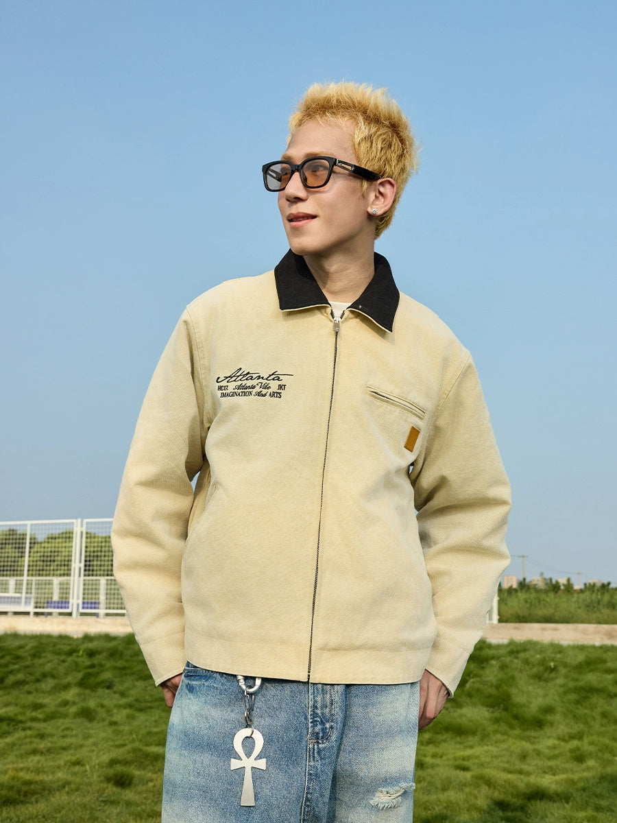 Harsh and Cruel Detroit Retro Embroidered Jacket | Face 3 Face