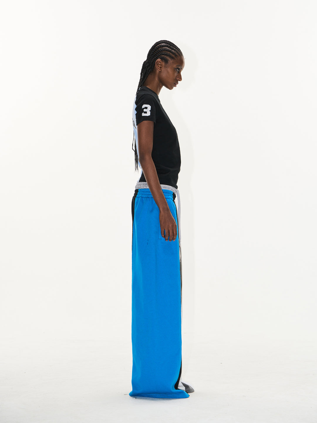 BLIND NO PLAN Colorblocked Reworked Sports Tee (Loose & Slim Fit Options) | Face 3 Face