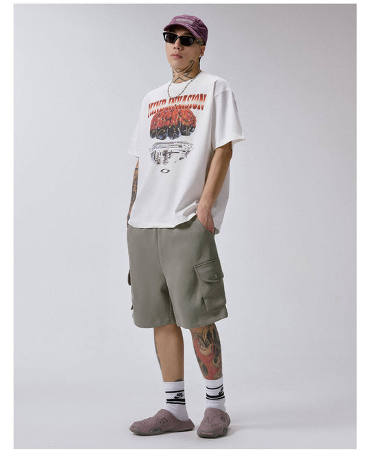 F2CE Cyber Brain Graphic Print Short Sleeve Tee | Face 3 Face