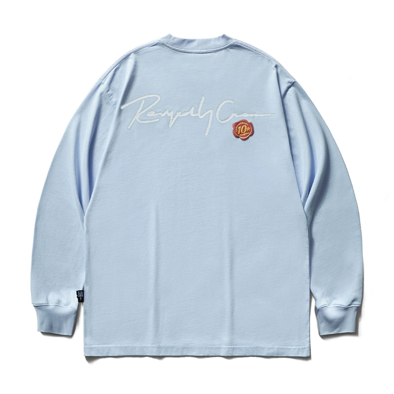 Remedy 3D Wax Seal and Cracked Logo Print Long Sleeve Tee | Face 3 Face