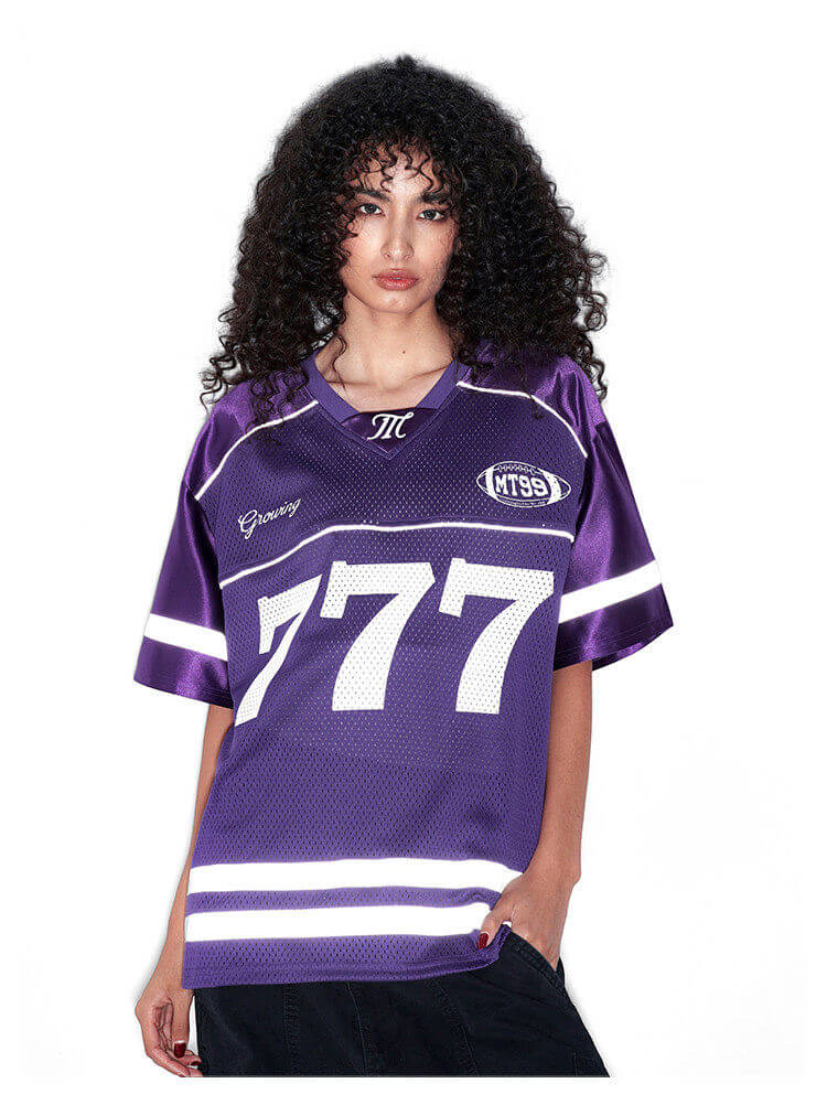 F3F Select 777 Numbering Reflective Stripe Mesh Short Sleeve Hockey Jersey | Face 3 Face
