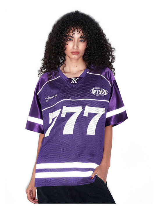 F3F Select 777 Numbering Reflective Stripe Mesh Short Sleeve Hockey Jersey | Face 3 Face