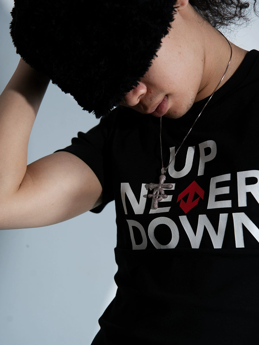 TGFCLUB UP NEVER DOWN Print Tee | Face 3 Face