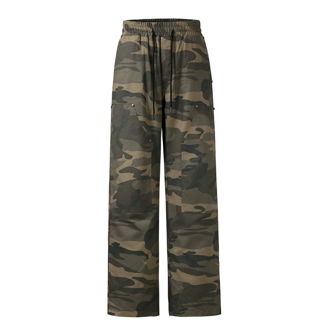 NOVACAM Camouflage Studded Double Knee Functional Pants | Face 3 Face