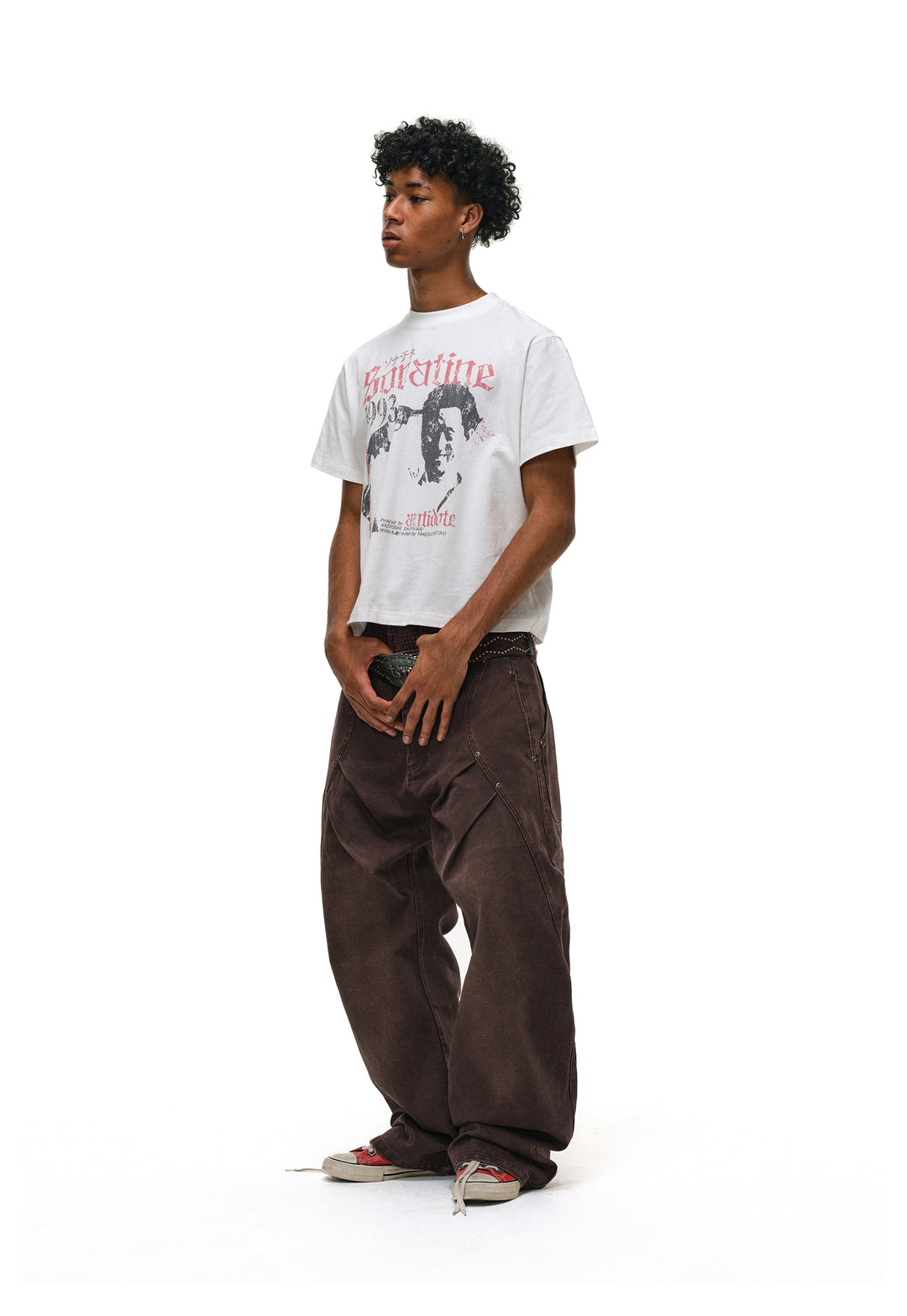 ANTIDOTE 3D Pleated Washed Work Pants | Face 3 Face