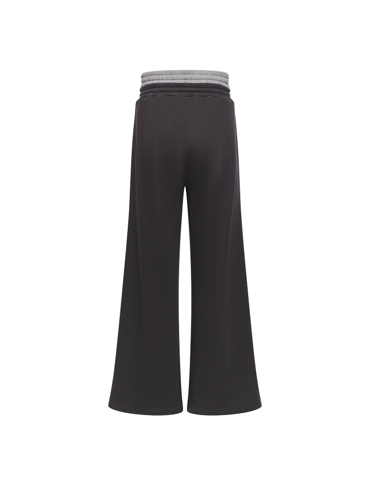 BLIND NO PLAN Double-Waisted Pinch Pleat Sweatpants | Face 3 Face