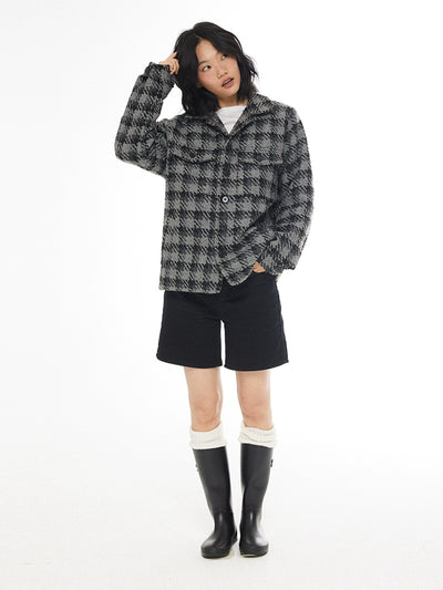 EMPTY REFERENCE Houndstooth Jacket | Face 3 Face