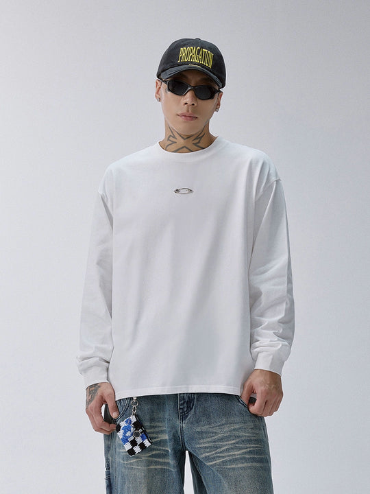 F2CE Metal Logo Basic Long Sleeve Tee | Face 3 Face