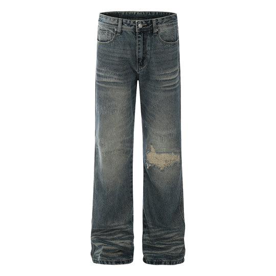 F3F Select Needle Embroidery Hole Micro Flare Jeans | Face 3 Face