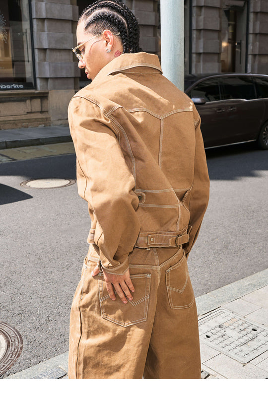 STEEPC Washed Canvas Work Jacket | Face 3 Face