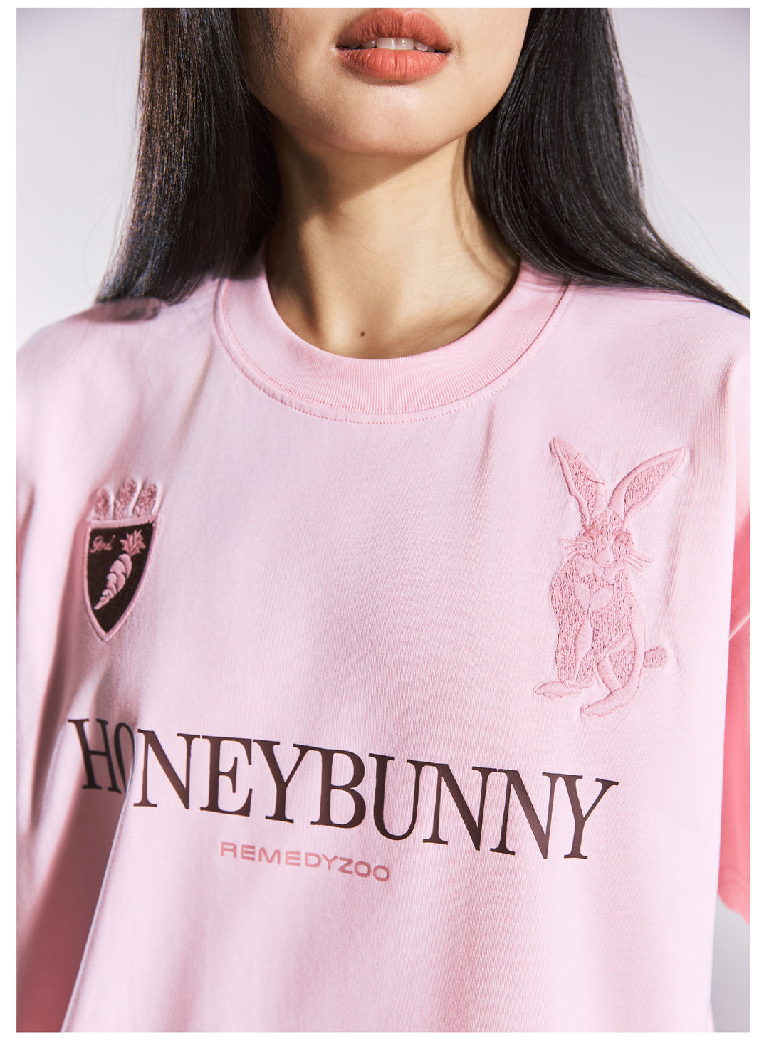 Remedy HONEYBUNNY Rabbit Embroidery Tee | Face 3 Face