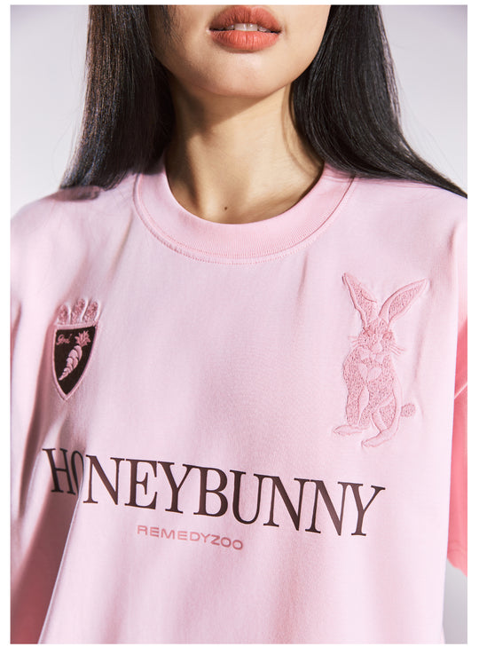Remedy HONEYBUNNY Rabbit Embroidery Tee | Face 3 Face