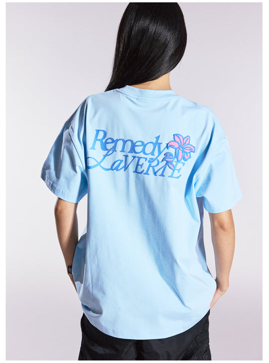 Remedy Small Flowers Foam Print Tee | Face 3 Face