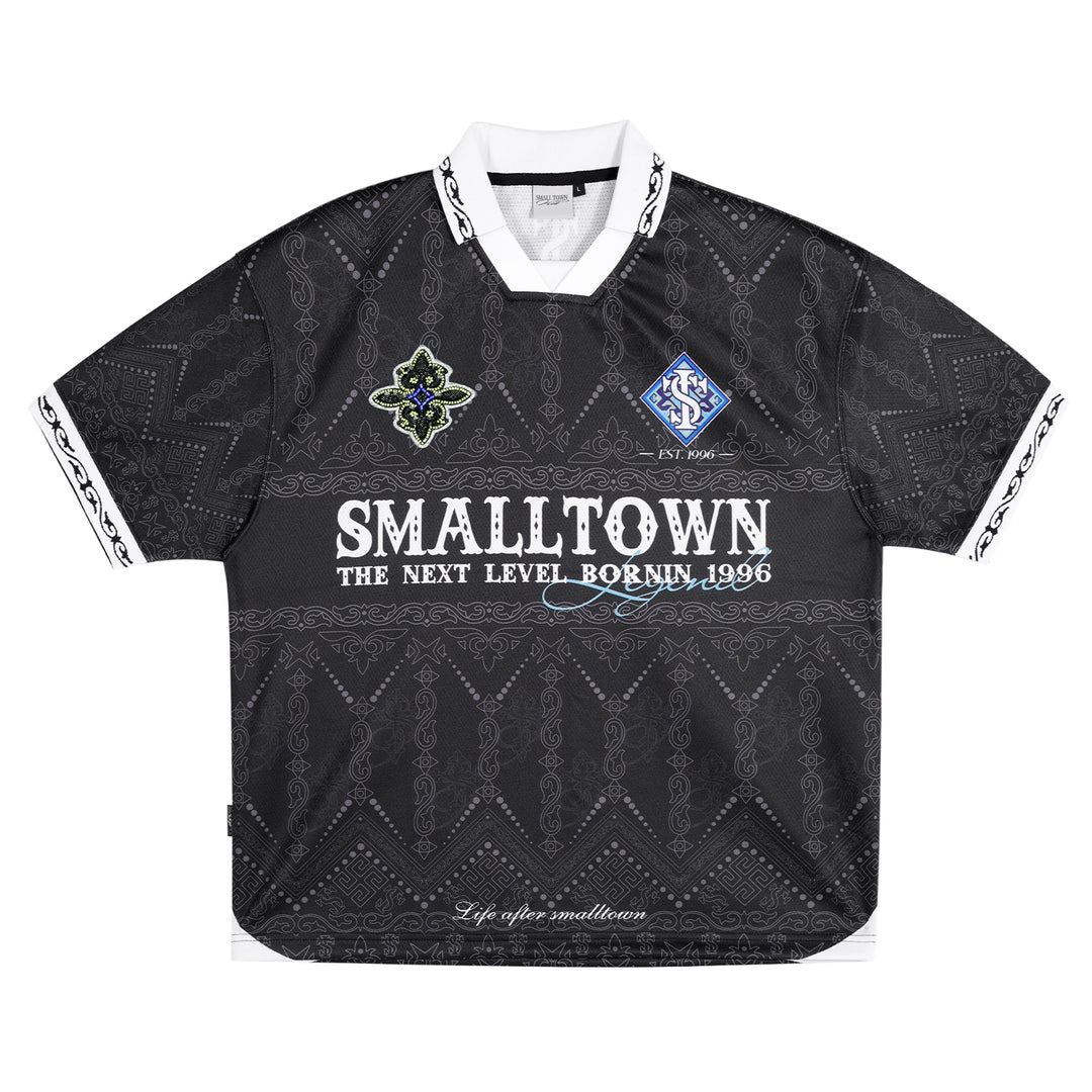 Small Town Kid Ethnic Full Print Soccer Polo Jersey | Face 3 Face