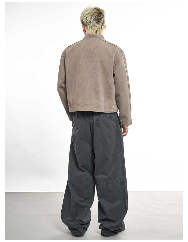 F3F Select Washed Denim Motorcycle Jacket | Face 3 Face