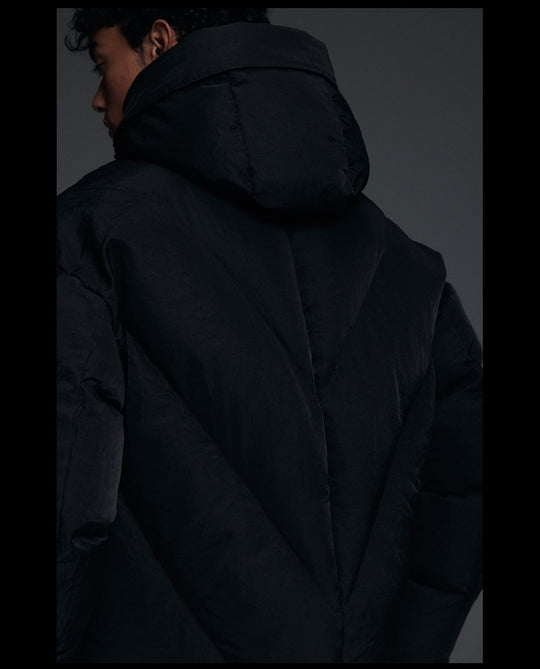 NOVACAM Hooded Short Puffer Jacket | Face 3 Face