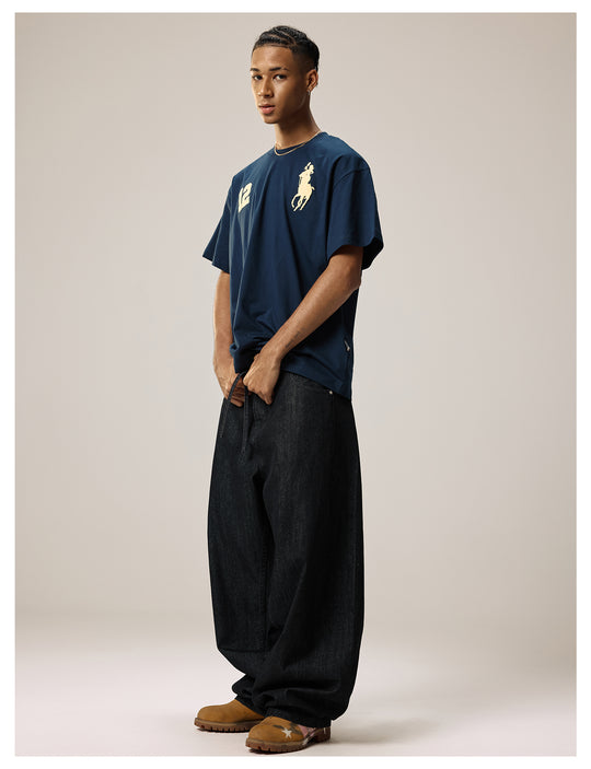 Remedy Cocktail Glass Girl Embroidered Tee | Face 3 Face