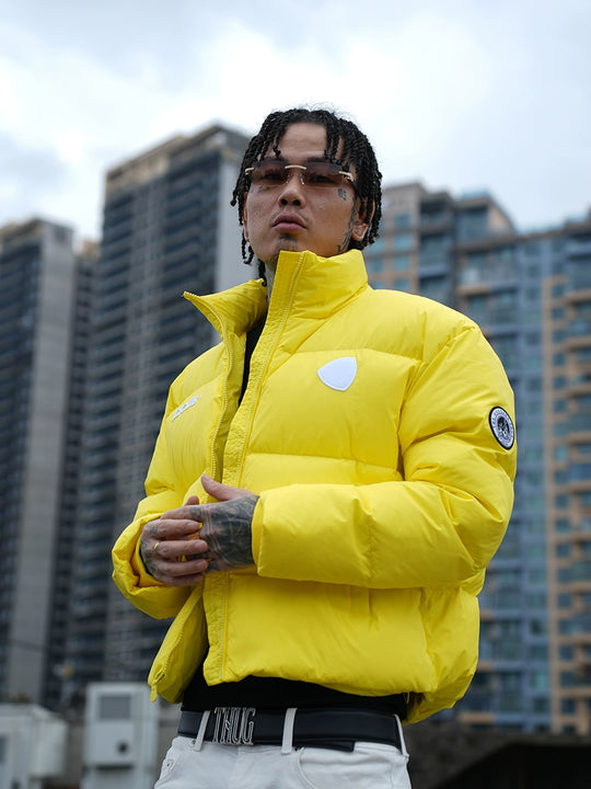 TGFCLUB Embroidered Short Down Jacket | Face 3 Face