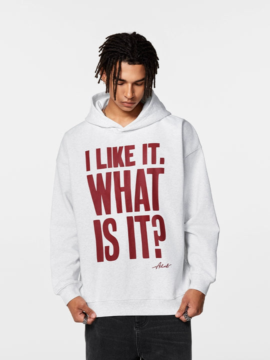 Achock Message Print Hoodie | Face 3 Face