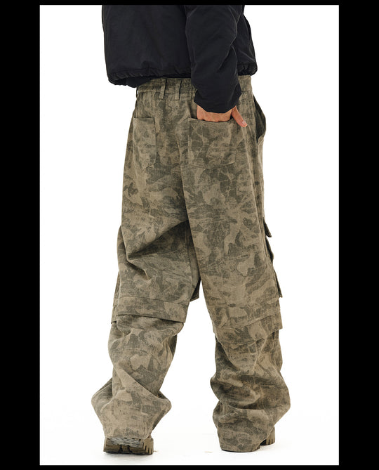 NOVACAM Multi Pocket Camouflage Utility Baggy Pants | Face 3 Face
