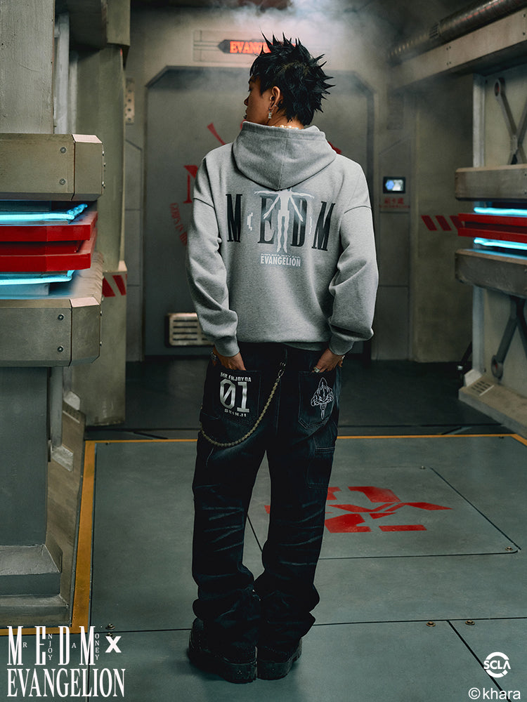 MEDM x EVA Unit-13 Kaworu Nagisa Hoodie | Face 3 Face