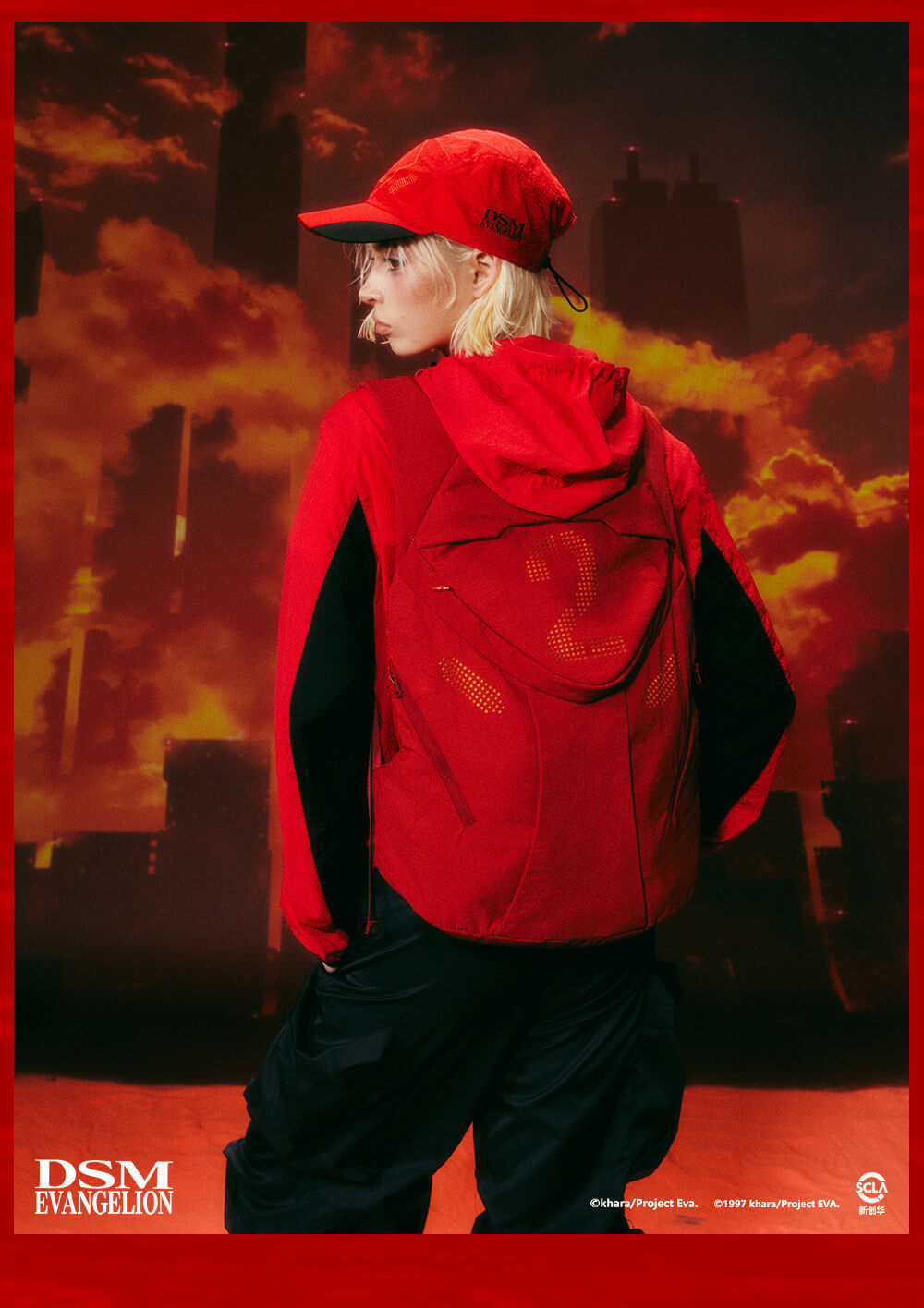 DSM x EVA Plugsuit Inspired Lightweight Backpack | Face 3 Face