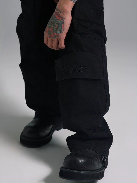 S45 Logo Embroidered Cargo Pants | Face 3 Face