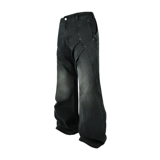 ANTIDOTE 3D Pleated Washed Work Pants | Face 3 Face