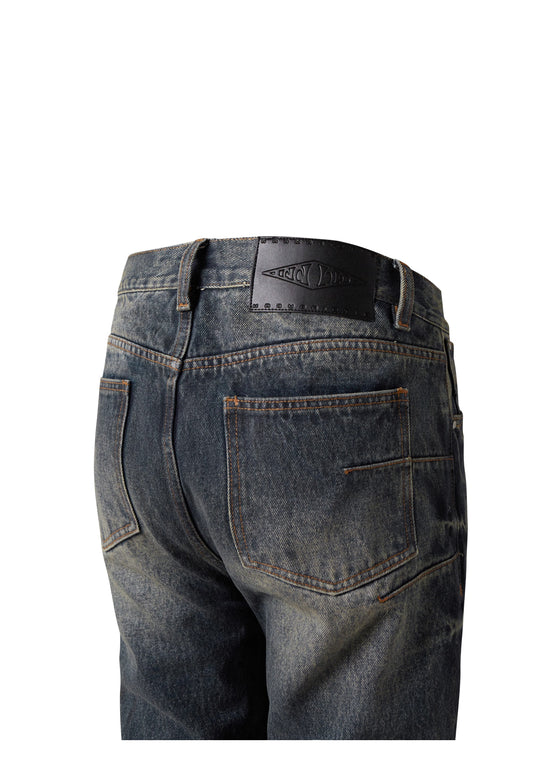 KARMANISTIC 3D Cat Whisker Washed Flared Pants | Face 3 Face