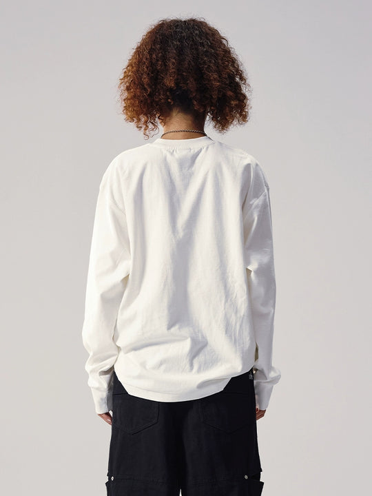 Remedy Puppy Print Long Sleeve Tee | Face 3 Face