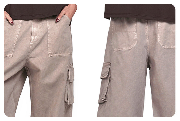 F3F Select Light Gray Utility Cargo Pants