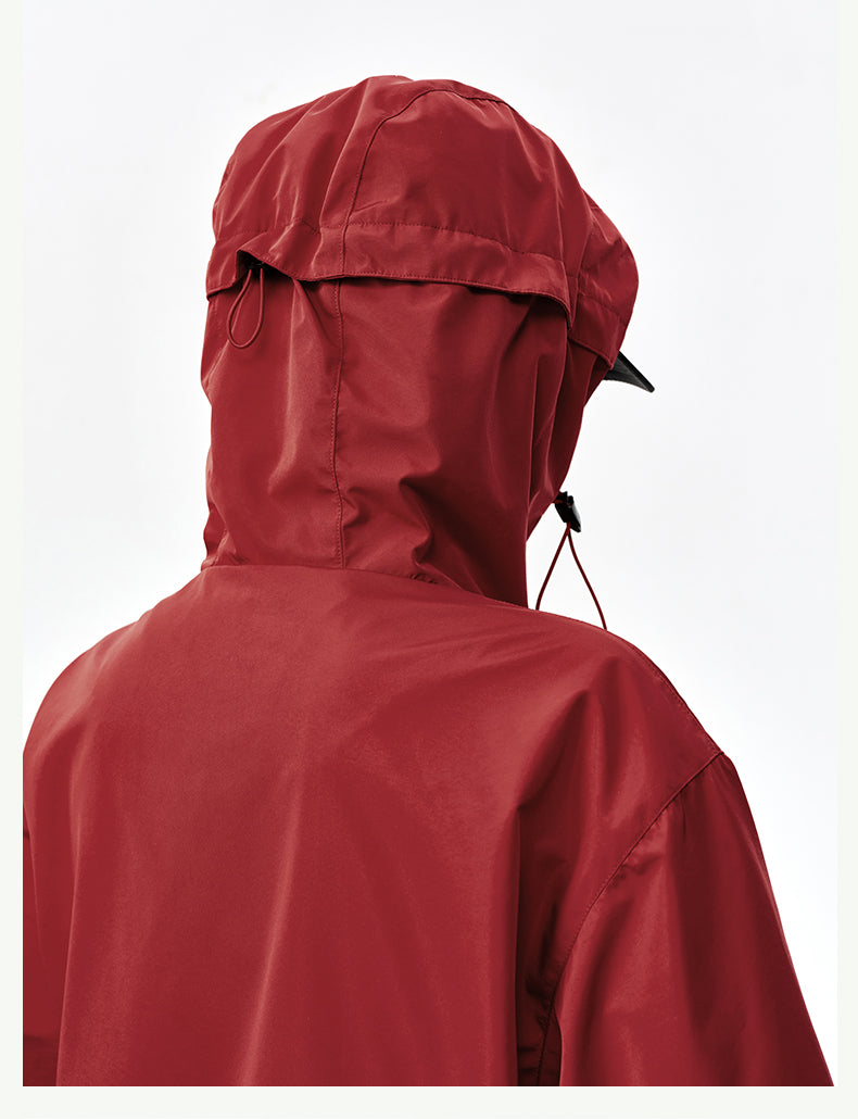 MEDM Basic Logo Embroidered Hardshell Jacket | Face 3 Face