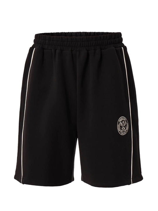 F2CE Badge Embroidered Side Stripe Sweat Shorts | Face 3 Face